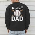 Baseball Dad Happy Fathers Day For Men Boys Men's Sweatshirt Back Print Baseball Dad Happy Fathers Day For Men Boys Men's Sweatshirt Back Print