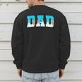 Baseball Dad Ice Cream Drip Happy Fathers Day Men's Sweatshirt Back Print Baseball Dad Ice Cream Drip Happy Fathers Day Men's Sweatshirt Back Print
