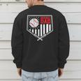Baseball Dad Men USA American Flag Fathers Day 4th Of July Men's Sweatshirt Back Print Baseball Dad Men USA American Flag Fathers Day 4th Of July Men's Sweatshirt Back Print