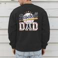 Baseball Dad Player Cool Retro Sports Fan Father's Day Men's Sweatshirt Back Print Baseball Dad Player Cool Retro Sports Fan Father's Day Men's Sweatshirt Back Print