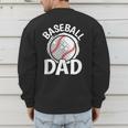 Baseball Dad Baseball Player Men Men's Sweatshirt Back Print Baseball Dad Baseball Player Men Men's Sweatshirt Back Print