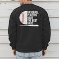 Baseball Dad Baseball Players Have The Best Dads Father Men's Sweatshirt Back Print Baseball Dad Baseball Players Have The Best Dads Father Men's Sweatshirt Back Print