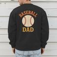 Baseball Dad Retro Vintage Father's Day Men's Sweatshirt Back Print Baseball Dad Retro Vintage Father's Day Men's Sweatshirt Back Print