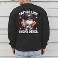 Baseball Dad Saying Hot Dog Gnome Pun For Fathers Day Men's Sweatshirt Back Print Baseball Dad Saying Hot Dog Gnome Pun For Fathers Day Men's Sweatshirt Back Print