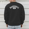 Baseball Dad School Sports Baseball Fan Father's Day Men's Sweatshirt Back Print Baseball Dad School Sports Baseball Fan Father's Day Men's Sweatshirt Back Print