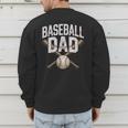 Baseball Dad Sport Father Outfit For Proud Papa Men's Sweatshirt Back Print Baseball Dad Sport Father Outfit For Proud Papa Men's Sweatshirt Back Print