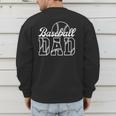 Baseball Dad Sports Lover Graphic Men's Sweatshirt Back Print