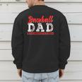 Baseball Dad Most Stressful Position On The Team Player Men's Sweatshirt Back Print Baseball Dad Most Stressful Position On The Team Player Men's Sweatshirt Back Print