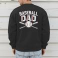 Baseball Dad Tees For Men Boys Kid Happy Fathers Day Men's Sweatshirt Back Print