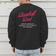 Baseball Dad Travel Ball Little League Husband Wedding Men's Sweatshirt Back Print Baseball Dad Travel Ball Little League Husband Wedding Men's Sweatshirt Back Print