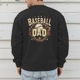 Baseball Dad Vintage Men's Sweatshirt Back Print Baseball Dad Vintage Men's Sweatshirt Back Print