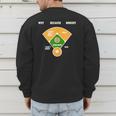 Baseball Father's Day Joke Vintage Baseball Dad Men's Sweatshirt Back Print Baseball Father's Day Joke Vintage Baseball Dad Men's Sweatshirt Back Print