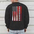 Baseball USA Flag Baseball Lover Baseball Dad Men's Sweatshirt Back Print Baseball USA Flag Baseball Lover Baseball Dad Men's Sweatshirt Back Print