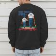 Best Coach Ever Fathers Day Baseball Dad Papa Sports Lover Men's Sweatshirt Back Print
