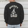 Bucket Dad Baseball Daddy Men's Sweatshirt Back Print Bucket Dad Baseball Daddy Men's Sweatshirt Back Print