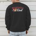 Cheer Baseball Dad My Favorite Cheerleader Calls Me Dad Red Men's Sweatshirt Back Print Cheer Baseball Dad My Favorite Cheerleader Calls Me Dad Red Men's Sweatshirt Back Print