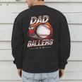 Dad Of Ballers Shirt Volleyball Baseball Dad Of Baller Men's Sweatshirt Back Print Dad Of Ballers Shirt Volleyball Baseball Dad Of Baller Men's Sweatshirt Back Print