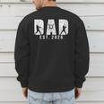 Dad Est 2026 Baseball Dad To Be New Baby Daddy Father's Day Men's Sweatshirt Back Print Dad Est 2026 Baseball Dad To Be New Baby Daddy Father's Day Men's Sweatshirt Back Print