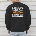 Father Fathers Day Baseball Lovers Baseball Dad Homerun Men's Sweatshirt Back Print Father Fathers Day Baseball Lovers Baseball Dad Homerun Men's Sweatshirt Back Print