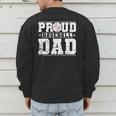 Proud Baseball Dad Sports Father Baseball Fan Men's Sweatshirt Back Print Proud Baseball Dad Sports Father Baseball Fan Men's Sweatshirt Back Print