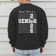 Senior 2026 Baseball Dad Class Of 2026 Proud Dad Men's Sweatshirt Back Print