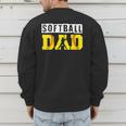 Softball Dad Like A Baseball Dad Definition Men's Sweatshirt Back Print Softball Dad Like A Baseball Dad Definition Men's Sweatshirt Back Print