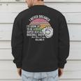 Super Sexy Baseball Dad Killing It Men's Sweatshirt Back Print