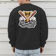 Most Valuable Papa Baseball Dad Coach Player Father's Day Men's Sweatshirt Back Print