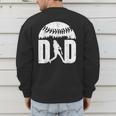 Vintage Baseball Dad Clothing Daddy Father's Day Men's Sweatshirt Back Print Vintage Baseball Dad Clothing Daddy Father's Day Men's Sweatshirt Back Print
