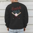 Vintage Baseball Dad Father's Day Birthday Matching Family Men's Sweatshirt Back Print Vintage Baseball Dad Father's Day Birthday Matching Family Men's Sweatshirt Back Print