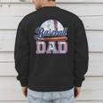 Vintage Baseball Dad Happy Fathers Day For Men Sports Lovers Men's Sweatshirt Back Print Vintage Baseball Dad Happy Fathers Day For Men Sports Lovers Men's Sweatshirt Back Print