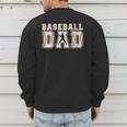 Vintage Baseball Dad Men's Sweatshirt Back Print Vintage Baseball Dad Men's Sweatshirt Back Print