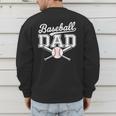 Vintage Baseball Dad Sport Lovers Batter Player Fathers Art Men's Sweatshirt Back Print