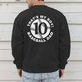 Vintage That's My Boy 10 Proud Baseball Dad Father's Day Men's Sweatshirt Back Print Vintage That's My Boy 10 Proud Baseball Dad Father's Day Men's Sweatshirt Back Print