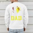 Ball Dad Softball Baseball Dad Fathers Day Premium Men's Sweatshirt Back Print Ball Dad Softball Baseball Dad Fathers Day Premium Men's Sweatshirt Back Print