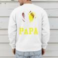 Ball Papa Softball Baseball Dad Daddy Premium Men's Sweatshirt Back Print Ball Papa Softball Baseball Dad Daddy Premium Men's Sweatshirt Back Print