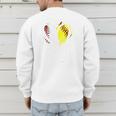 Ball Papa Softball Baseball Dad Fathers Day Premium Men's Sweatshirt Back Print Ball Papa Softball Baseball Dad Fathers Day Premium Men's Sweatshirt Back Print