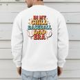 Baseball In My Chill Baseball Dad Era Retro Bright Vibes Men's Sweatshirt Back Print Baseball In My Chill Baseball Dad Era Retro Bright Vibes Men's Sweatshirt Back Print