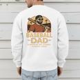Baseball Dad – Always In The Stands Always Loud Retro Premium Men's Sweatshirt Back Print