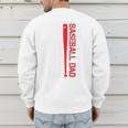 Baseball Dad Baseball American US Flag Baseball Sport Team Premium Men's Sweatshirt Back Print Baseball Dad Baseball American US Flag Baseball Sport Team Premium Men's Sweatshirt Back Print
