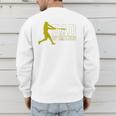 Baseball Dad Of Ballers Raglan Baseball Tee Men's Sweatshirt Back Print