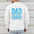Baseball Dad Coach Father's Day Raglan Baseball Tee Men's Sweatshirt Back Print Baseball Dad Coach Father's Day Raglan Baseball Tee Men's Sweatshirt Back Print