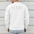 Baseball Dad Daddy Father's Day Number One Baseball Dad Premium Men's Sweatshirt Back Print Baseball Dad Daddy Father's Day Number One Baseball Dad Premium Men's Sweatshirt Back Print