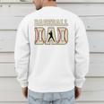 Baseball Dad Distressed Bold Stitch Graphic Sports Father Premium Men's Sweatshirt Back Print Baseball Dad Distressed Bold Stitch Graphic Sports Father Premium Men's Sweatshirt Back Print