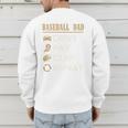 Baseball Dad Drive Pay Clap Repeat Father's Day Premium Men's Sweatshirt Back Print Baseball Dad Drive Pay Clap Repeat Father's Day Premium Men's Sweatshirt Back Print