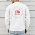 Baseball Dad Father Family Matching Premium Men's Sweatshirt Back Print