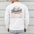 Baseball Dad Father's Day Sports Baseball Lover Premium Men's Sweatshirt Back Print Baseball Dad Father's Day Sports Baseball Lover Premium Men's Sweatshirt Back Print