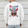 Baseball Dad Game Day Vibes Ice Cream Drip Baseball Daddy Men's Sweatshirt Back Print Baseball Dad Game Day Vibes Ice Cream Drip Baseball Daddy Men's Sweatshirt Back Print