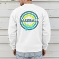Baseball Dad With Modern Baseball Circles Premium Tri-Blend Men's Sweatshirt Back Print Baseball Dad With Modern Baseball Circles Premium Tri-Blend Men's Sweatshirt Back Print