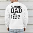 Baseball Dad Parent Of Player Family Sports Fan Lover Men's Sweatshirt Back Print Baseball Dad Parent Of Player Family Sports Fan Lover Men's Sweatshirt Back Print